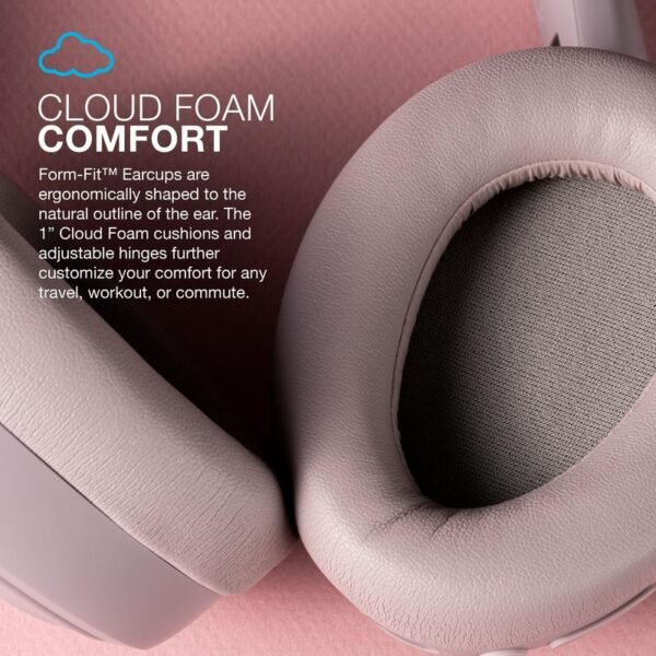 JLab JBuds Lux Active Noise Cancellation Wireless Bluetooth Headphones, Custom EQ, Over-Ear, Be Aware Safety Mode. Foldable, iPhone / Android - Image 6