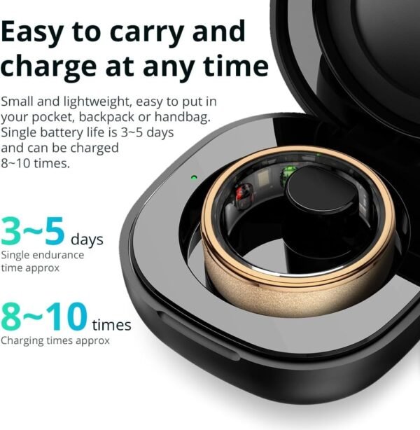 COLMI R10 Smart Ring – 5ATM Waterproof Fitness Ring for Women & Couples - Image 6